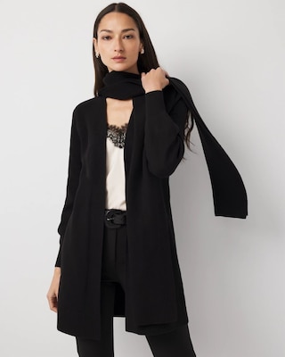 Convertible Scarf Cardigan | White House Black Market